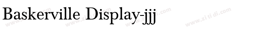 Baskerville Display字体转换